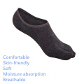 Benutzerdefinierte 4 Farben Männer Low Cut No Show Five Finger Toe Weiß Low Cut Baumwollsocken